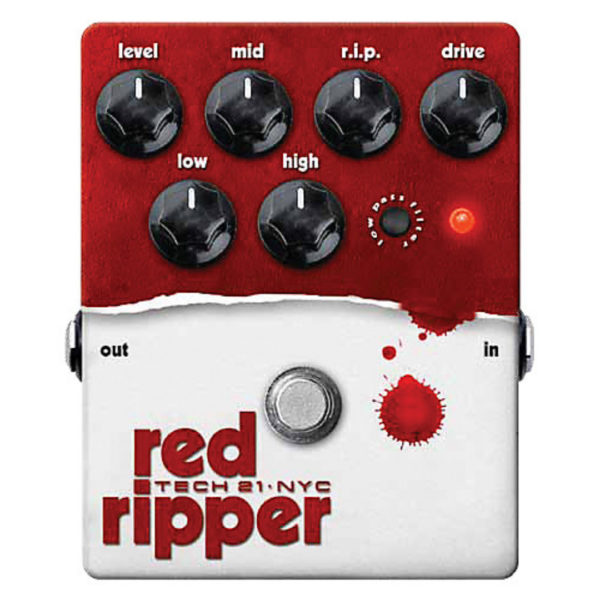 Tech 21 Red Ripper Bass Fuzz Pedal