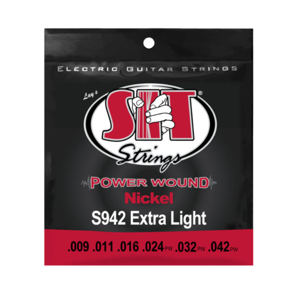 S.I.T. Strings S942 Extra Light Nickel Power Wound Electric Guitar Strings