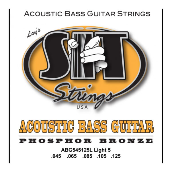 SIT ABG545125L 5-string Light Phosphor Bronze Acoustic Bass Guitar Strings