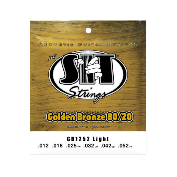 SIT Strings GB1252 Light Golden Bronze 80/20 Acoustic Guitar Strings