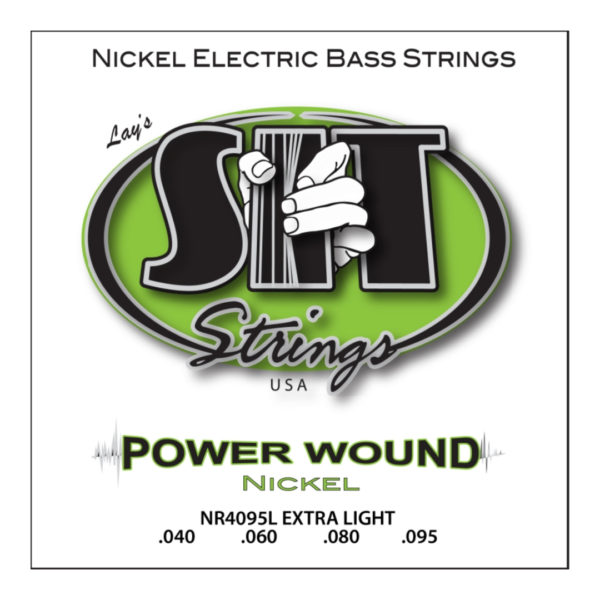 SIT Strings NR4095L Extra Light Power Wound Nickel Bass Guitar Strings