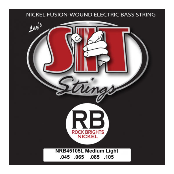 SIT Strings NRB45105L Nickel Plated Bass Guitar Strings, 4-String Medium Light