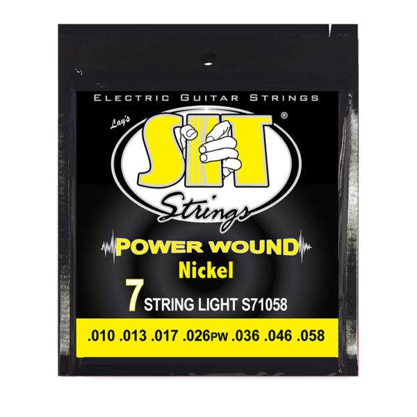 SIT Strings S71058 Seven String Nickel Wound Electric Guitar String, Medium