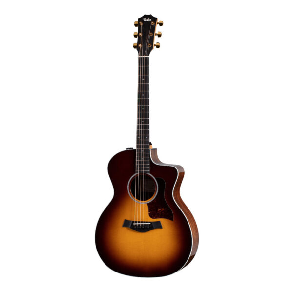 Taylor 214ce-SB DLX Acoustic-Electric Guitar - Tobacco Sunburst