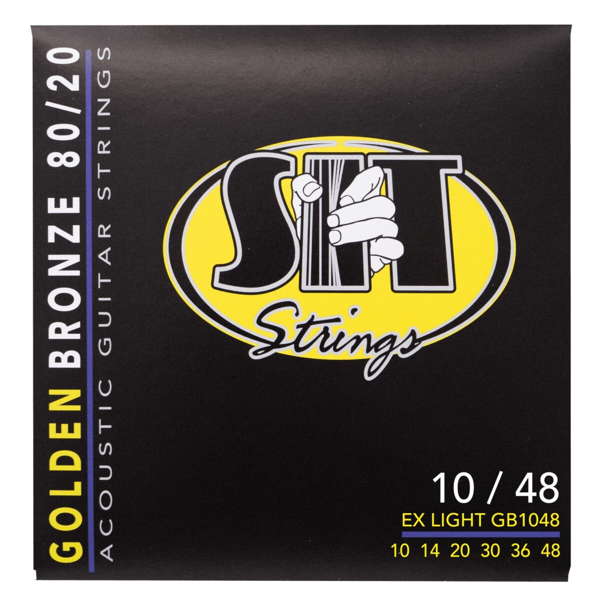 SIT GB1048 Golden Bronze 80/20 Acoustic Guitar Strings