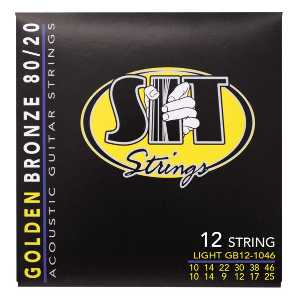 SIT GB121046 Golden Bronze 80/20 Acoustic Guitar Strings