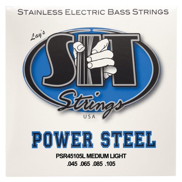 SIT PSR45105L 4-String Power Steel Stainless Steel Bass Strings - Long Scale