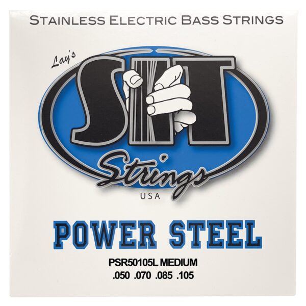 SIT PSR50105L 4-String Power Steel Stainless Steel Bass Strings - Long Scale