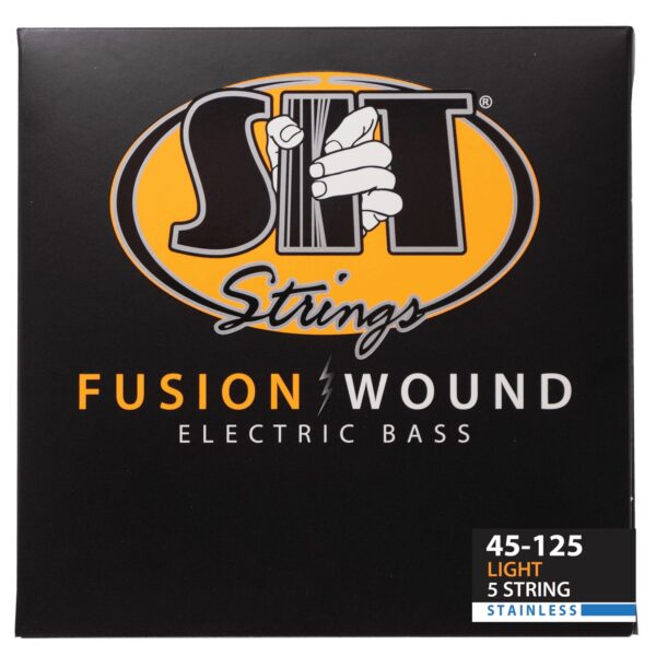 SIT SRB545125L 5-String Fusion Wound Stainless Bass Strings - Long Scale