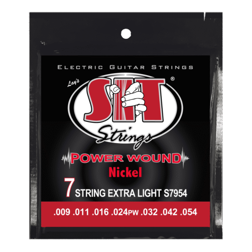 SIT S7954 7-String Power Wound Nickel Electric Guitar Strings