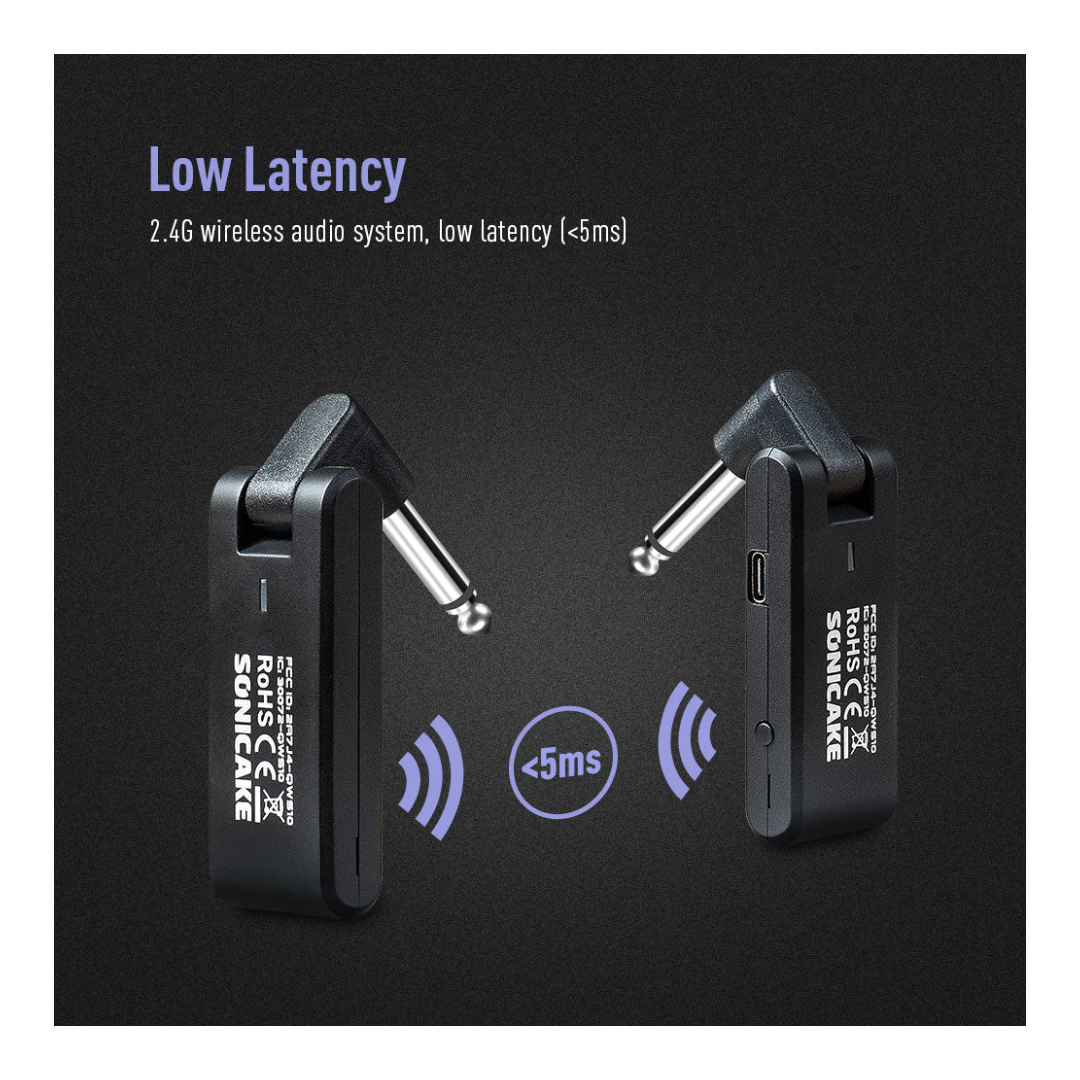 Sonicake 2.4G Wireless Audio System for Guitar & Bass 2