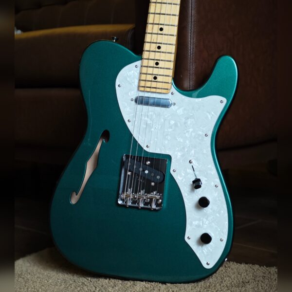 Tokai ATE-101-THN Thinline Breezysound – Sherwood Green Metallic T-Style Electric Guitar