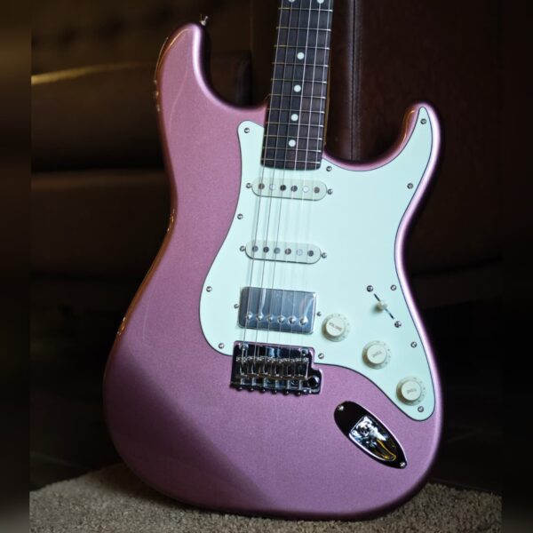 Tokai AST 423-101 – Classic S-Style with PAF Bridge Pickup Burgundy Mist Metallic | Made in Japan