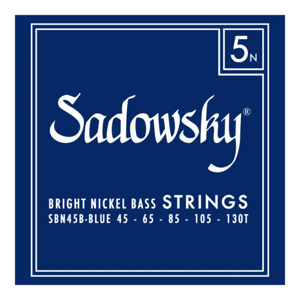 Sadowsky Blue Label Bass Strings Nickel Taperwound Long Scale 34_ 5-String Set (45-130T)