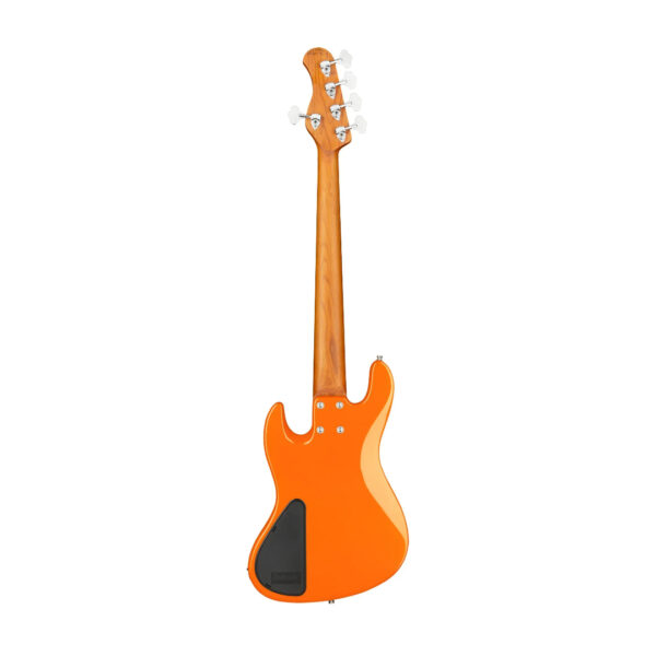 Sadowsky MetroExpress Hybrid P_J Bass 5-String – Candy Apple Orange Metallic Back