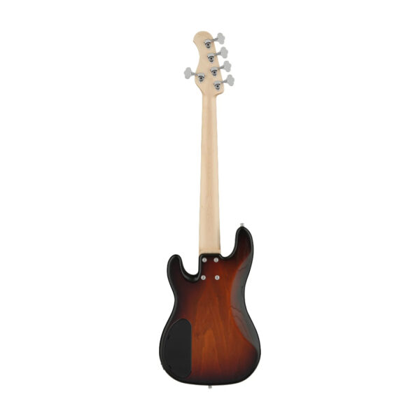 Sadowsky MetroLine 21-Fret Hybrid P_J 5-String Bass – Almond Sunburst Transparent Satin Back