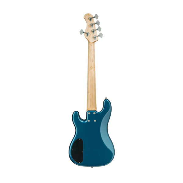 Sadowsky MetroLine 21-Fret Hybrid P_J 5-String Bass – Solid Dark Lake Placid Blue Metallic High Polish back