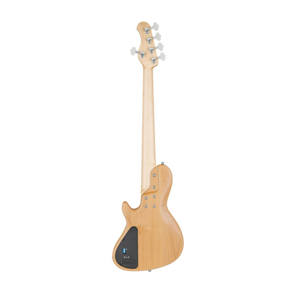 Sadowsky MetroLine 24-Fret Single Cut 5-String Bass – Natural Transparent Satin Back