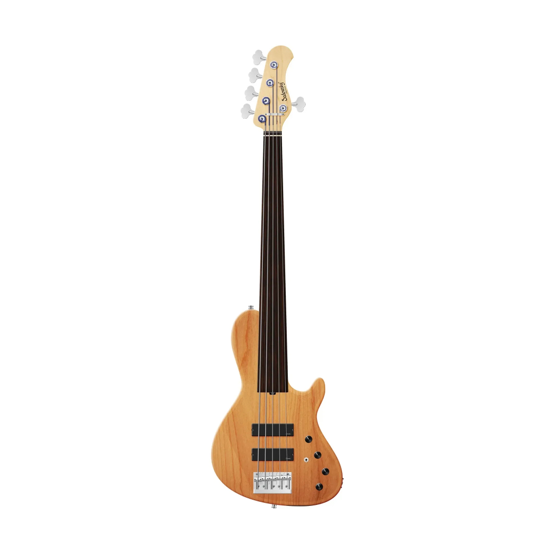 Sadowsky MetroLine 24-Fret Single Cut Fretless 5-String Bass – Natural Transparent Satin Sadowsky MetroLine 24-Fret Single Cut Fretless 5-String Bass – Natural Transparent Satin