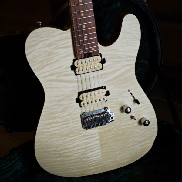 Soloking MT-1 FM Deluxe 24 HH FMN Natural Satin Electric Guitar